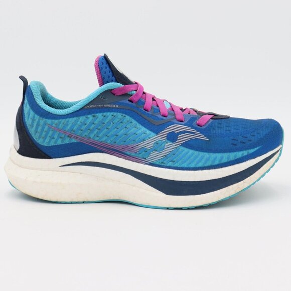 Saucony Shoes - Saucony Endorphin Speed 2 Womens 7.5 US Blue Lightweight Running Shoes S10688-30